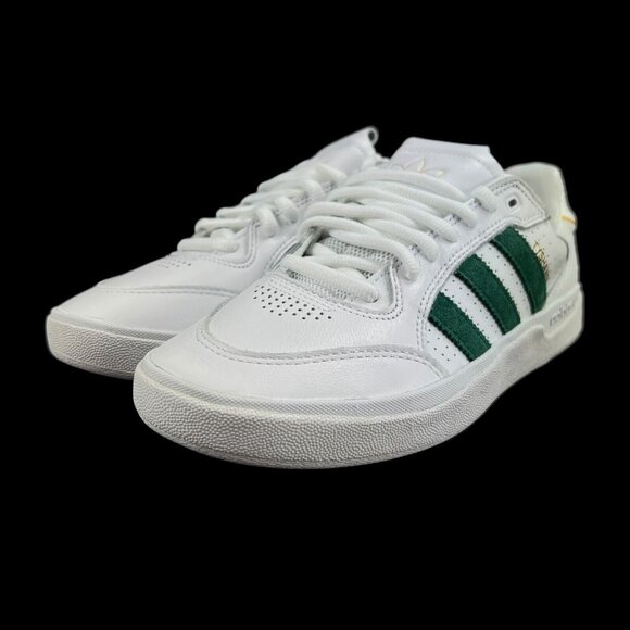 Adidas Tyshawn Low Cloud White Green Gold Shoes GY6954 Men's Sizes 9 - 13 - Picture 6 of 9
